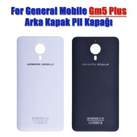 Gpack General Mobile GM5 Plus Sert Motomo Gümüş Arka Kapak