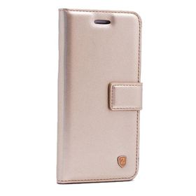Gpack General Mobile GM8 Delüx Cüzdan Nano Glass Kalem Gold Cep Telefonu Kılıfı