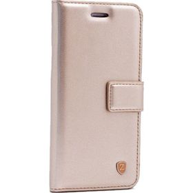 Gpack General Mobile GM8 Delüx Cüzdan Nano Glass Kalem Gold Cep Telefonu Kılıfı