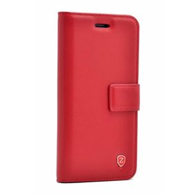Gpack General Mobile GM8 Delüx Cüzdan Nano Glass Kalem Kırmızı Cep Telefonu Kılıfı
