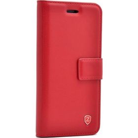 Gpack General Mobile GM8 Delüx Cüzdan Nano Glass Kalem Kırmızı Cep Telefonu Kılıfı