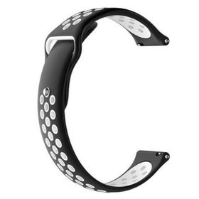 Gpack Google Ticwatch S2 Wear Os Delikli Çift Renk Silikon Gri Kordon