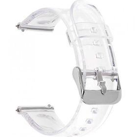 Gpack Havit Watch M9030 Pro KRD 13 Renksiz Metal Tokalı Şeffaf Silikon Kordon