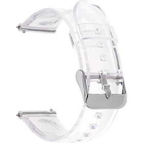Gpack Havit Watch M9030 Pro KRD 13 Renksiz Metal Tokalı Şeffaf Silikon Kordon