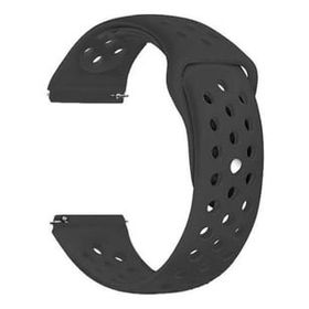 Gpack Haylou Watch 2 Pro Siyah Delikli Çift Renk Silikon Kordon