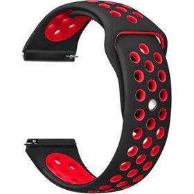 Gpack Honor Magicwatch 2 Sport Delikli Çift Renk Silikon Bordo Kordon