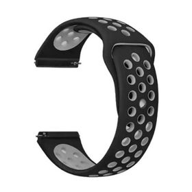 Gpack Honor Magicwatch 2 Sport Delikli Çift Renk Silikon Bordo Kordon