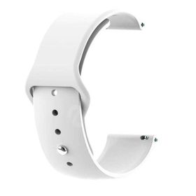Gpack Honor Watch GS 3 Mat Düz Klasik Silikon KRD 11 Beyaz Kordon