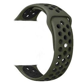 Gpack Honor Watch Magic 2 46 mm Delikli Çift Renk Silikon Yeşil Kordon
