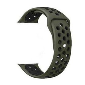 Gpack Honor Watch Magic 2 46 mm Delikli Çift Renk Silikon Yeşil Kordon