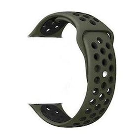 Gpack Honor Watch Magic 2 46 mm Delikli Çift Renk Silikon Yeşil Kordon