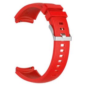 Gpack Honor Watch Magic 2 46 mm Silikon Kancalı Ayarlanabilir KRD 18 Kırmızı Kordon
