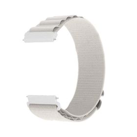 Gpack HS25 Amazfit GTS 2E Bej Ayarlanabilir Kademeli Naylon Kordon