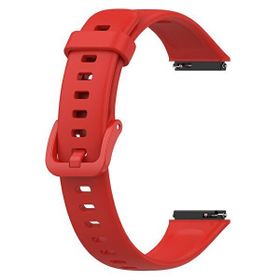Gpack Huawei Band 7 Mat Klasik Silikon KRD 11 Kırmızı Kordon