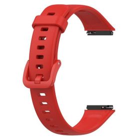 Gpack Huawei Band 7 Mat Klasik Silikon KRD 11 Kırmızı Kordon
