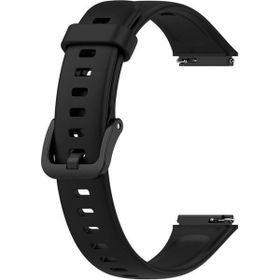 Gpack Huawei Band 7 Mat Klasik Silikon KRD 11 Siyah Kordon