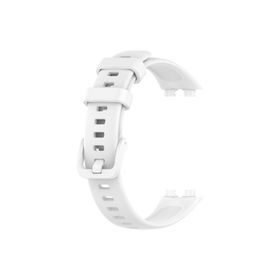 Gpack Huawei Band 8 KRD 11 Beyaz Mat Klasik Silikon Ayarlanabilir Kordon