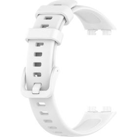 Gpack Huawei Band 8 KRD 11 Beyaz Mat Klasik Silikon Ayarlanabilir Kordon