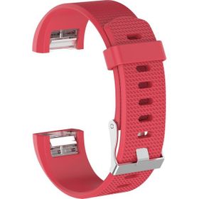 Gpack Huawei Fitbit Charge 2 Silikon Kancalı Benekli Kırmızı Kordon