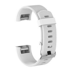 Gpack Huawei Fitbit Charge 2 Silikon Kancalı Benekli Kırmızı Kordon