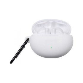 Gpack Huawei FreeBuds 4i Mat Kancalı Silikon Sf10 Beyaz Kılıf