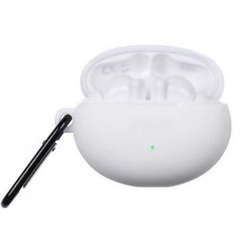 Gpack Huawei FreeBuds 4i Mat Kancalı Silikon Sf10 Beyaz Kılıf