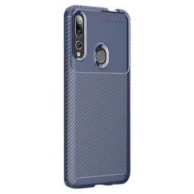 Gpack Huawei Honor 9X Negro Karbon Dizayn Nano Glass Kahverengi Silikon Cep Telefonu Kılıf