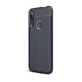Gpack Huawei Honor 9X Niss Deri Görünümlü Nano Glass Kırmızı Silikon Cep Telefonu Kılıf