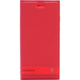 Gpack Huawei Mate 20 Lite Elite Gizli Mıknatıslı Kapaklı Kırmızı Kılıf + Nano + Kalem