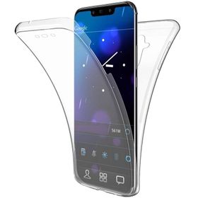 Gpack Huawei Mate 20 Lite Ön Arka Şeffaf Silikon Koruma Şeffaf Kılıf