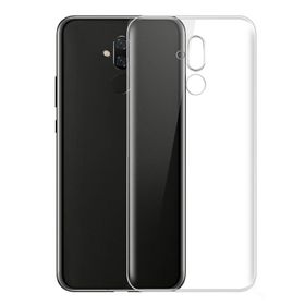 Gpack Huawei Mate 20 Lite Süper Silikon Arka Koruma Nano Glass Şeffaf Kılıf