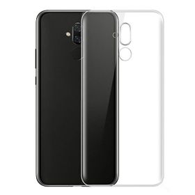 Gpack Huawei Mate 20 Lite Süper Silikon Arka Koruma Nano Glass Şeffaf Kılıf