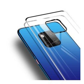 Gpack Huawei Mate 20 Pro Kenar Siyah Arka Cam Koruyucu