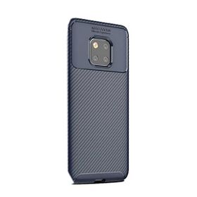 Gpack Huawei Mate 20 Pro Lacivert Negro Karbon Dizayn Silikon Kılıf