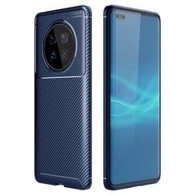 Gpack Huawei Mate 40 Pro Negro Karbon Dizayn Silikon Lacivert Kılıf