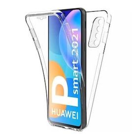 Gpack Huawei P Smart 2021 Ön Arka Şeffaf Silikon Koruma Kılıf