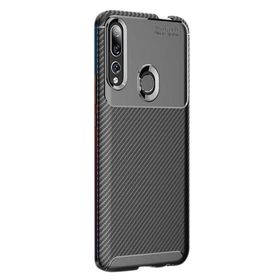 Gpack Huawei P Smart Z Negro Karbon Dizayn Nano Glass Kahverengi Silikon Cep Telefonu Kılıf
