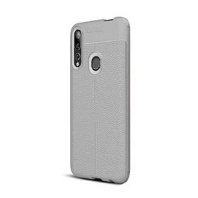 Gpack Huawei P Smart Z Niss Deri Görünümlü Nano Glass Kırmızı Silikon Cep Telefonu Kılıf