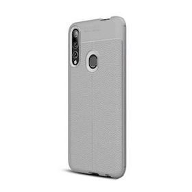 Gpack Huawei P Smart Z Niss Deri Görünümlü Nano Glass Kırmızı Silikon Cep Telefonu Kılıf