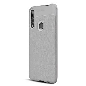 Gpack Huawei P Smart Z Niss Deri Görünümlü Nano Glass Kırmızı Silikon Cep Telefonu Kılıf