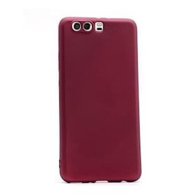 Gpack Huawei P10 Plus Premier Silikon Mat Esnek Kırmızı Kılıf
