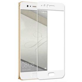 Gpack Huawei P10 Renkli Full Kapatan Cam Beyaz Ekran Koruyucu