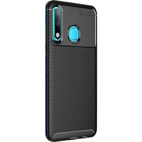 Gpack Huawei P30 Lite Negro Karbon Dizayn Siyah Silikon Kılıf