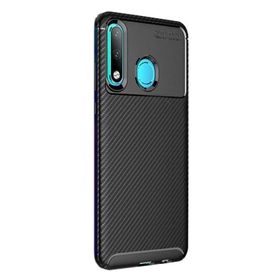 Gpack Huawei P30 Lite Negro Karbon Dizayn Siyah Silikon Kılıf