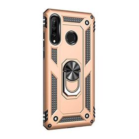 Gpack Huawei P30 Lite Vega Standlı Yüzüklü Mıknatıslı Kırmızı Kılıf