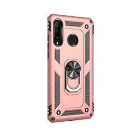 Gpack Huawei P30 Lite Vega Standlı Yüzüklü Mıknatıslı Kırmızı Kılıf