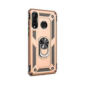 Gpack Huawei P30 Lite Vega Standlı Yüzüklü Mıknatıslı Kırmızı Kılıf