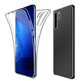 Gpack Huawei P30 Ön Arka Koruma Şeffaf Silikon Kılıf