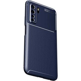 Gpack Huawei P40 Lite 5g Negro Karbon Dizayn Silikon Lacivert Kılıf