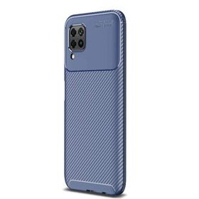 Gpack Huawei P40 Lite Negro Karbon Dizayn Silikon Lacivert Kılıf